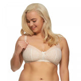 Paramour Women's Micro And Lace Wirefree Nursing Bra
