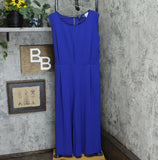 Du Jour Plus Petite Cropped Wide Leg Knit Jumpsuit With Tie Waist