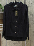 DG2 by Diane Gilman Women's Plus Size Lightweight SoftCell Chambray Jacket