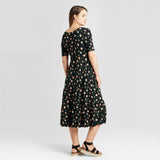Isabel Maternity by Ingrid & Isabel Elbow Sleeve Tiered Knit Midi Dress