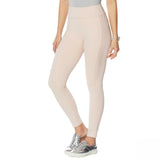 G by Giuliana G By Women's Jet Set Legging With Side Stripe Rose Dust Petite XL