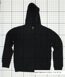 Bella Women's Beating will Continue Zip Hoodie Sweatshirt Black JUNIORS XXL
