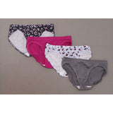 Hanes 4 Pairs Women's Cool & Comfortable Microfiber Bikini Panties
