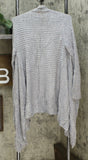 Skinnygirl Women's Dream Waterfall Cardigan Sweater with Sharkbite Hem