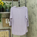Orvis Women's 3/4 Sleeve V-Neck Linen Blend T-Shirt
