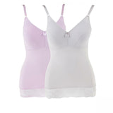 Rhonda Shear 2 Pack Pin Up Camisoles With Lace Trim