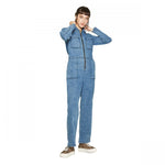 Wild Fable Women's Long Sleeve Collared Zip Front Utility Jumpsuit