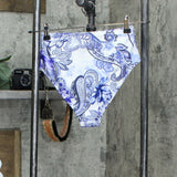River Island Women's Floral High Waist Swim Bikini Bottoms