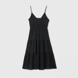 Wild Fable Women's Sleeveless Tiered Midi Dress