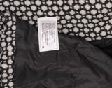 Xhilaration Women's Faux Wool Wrap Jacket White / Black Medium