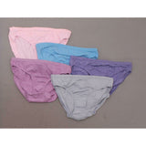 Fruit of the Loom 5 Pairs Women's Beyondsoft Bikini Panties