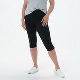 Women with Control With Control Wicked Pedal Pusher Pants Onyx Petite Large