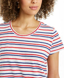 Style & Co. Women's Scoop Neck Patterned T-Shirt