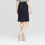 A New Day Women's Solid Ponte Pencil Skirt