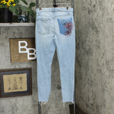 Joe's Jeans Women's The Charlie Button Fly High Rise Ankle Jeans Kellis 26