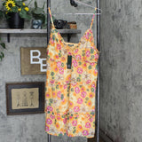 Wild Fable Women's Sleeveless Tiered Babydoll Dress TARD920BJ Peach Orange XXL