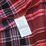 Victoria's Secret Womens Plaid Flannel Cotton Pajama Pant Shirt Sleep Set