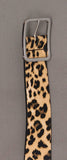 INC International Concepts Women's Faux Leather Leopard Print Belt 1X