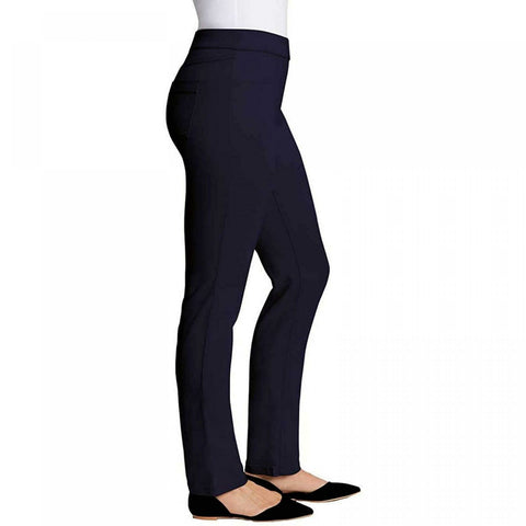 Gloria Vanderbilt Women's Zoey Pull On Straight Leg Trouser Pants –  Biggybargains