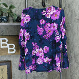 Susan Graver Women's Set Of 2 Printed Brushed Liquid Knit Tops