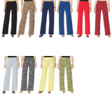 IMAN Women's 2 Pairs Global Chic Luxury Resort Palazzo Pants