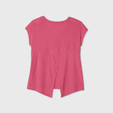 All In Motion Women's Short Sleeve Tie Back V-Neck T-Shirt