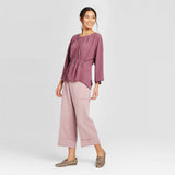 Prologue Women's Dolman Long Sleeve Crewneck Blouse