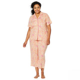 HUE Women's Plus Size 2-Piece Capri Pant Sleepwear Pajama Set