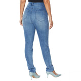 DG2 by Diane Gilman Embellished Distressed Anniversary Jeans Petite 20W Midtone