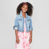 Cat & Jack Girls' Button Front Jean Jacket