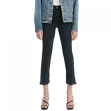 NWT Levis Women's 724 Raw-Hem Cropped Straight-Leg Jeans. 588250031 32