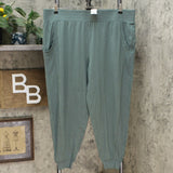 AnyBody Women's Cozy Knit Side Ribbed Jogger Pants