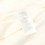 Isaac Mizrahi Live! Pima Cotton Tunic Top with Long Side Slits Cream Large