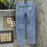 LOGO by Lori Goldstein Women's Refined Boyfriend Jeans with Cloud Wash