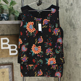 DG2 by Diane Gilman Women's Plus Size Printed Media Easy Tank Top