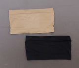 Rhonda Shear 2 Pack Seamless Underwire Bandeau Bra Black/ Nude Small