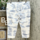 DG2 by Diane Gilman Petite Classic Stretch Tie Dye Straight Cropped Jeans