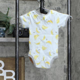 Burt's Bees Crazy Bunch Organic Baby Bananas Bodysuit & Pant Set Gray 3M-6M