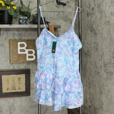 Wild Fable Sleeveless Tiered Jacquard Fit & Flare Dress