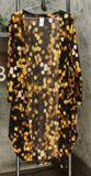 G by Giuliana Women's Petite Printed Slub Hacci Knit Duster Cardigan