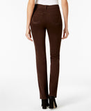 Style & Co. Women's Tummy-Control Straight-Leg Jeans Brown 18