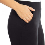 NWT Sentimental Women's Wide Waistband Cropped Soft Knit Pants. 1369425 M