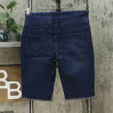 DG2 by Diane Gilman Women's Petite Classic Stretch Denim Pull On Bermuda Shorts