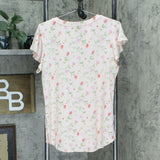 Isaac Mizrahi Live! Women's TRUE DENIM Ditsy Floral Knit Top