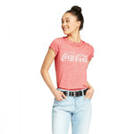 Hybrid Tees Women's Coca-Cola Short Sleeve Graphic T-Shirt