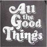 NWT Chaser Women's 3/4 Sleeve Raglan Motivational Graphic T-Shirt. 1400454 XL