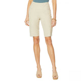 Lemon Way Women's Flawless Twill Bermuda Shorts Taupe 10