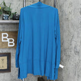 Comfort Code by Cuddl Duds Stretch Jersey Knit Open Front Cardigan
