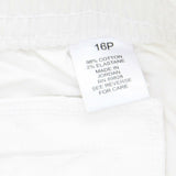 Martha Stewart Petite Stretch Canvas Pull-On Pants With Drawstring