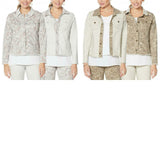 DG2 by Diane Gilman Women's Reversible Twill Denim Jacket